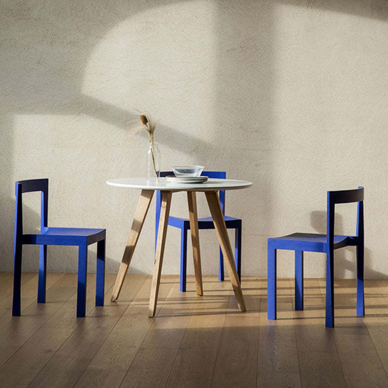 Minimalist Rectangular Wood Chair