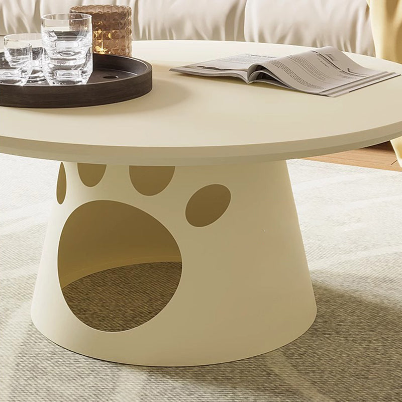 Cat Paw Faux Plate Iron Coffee Table