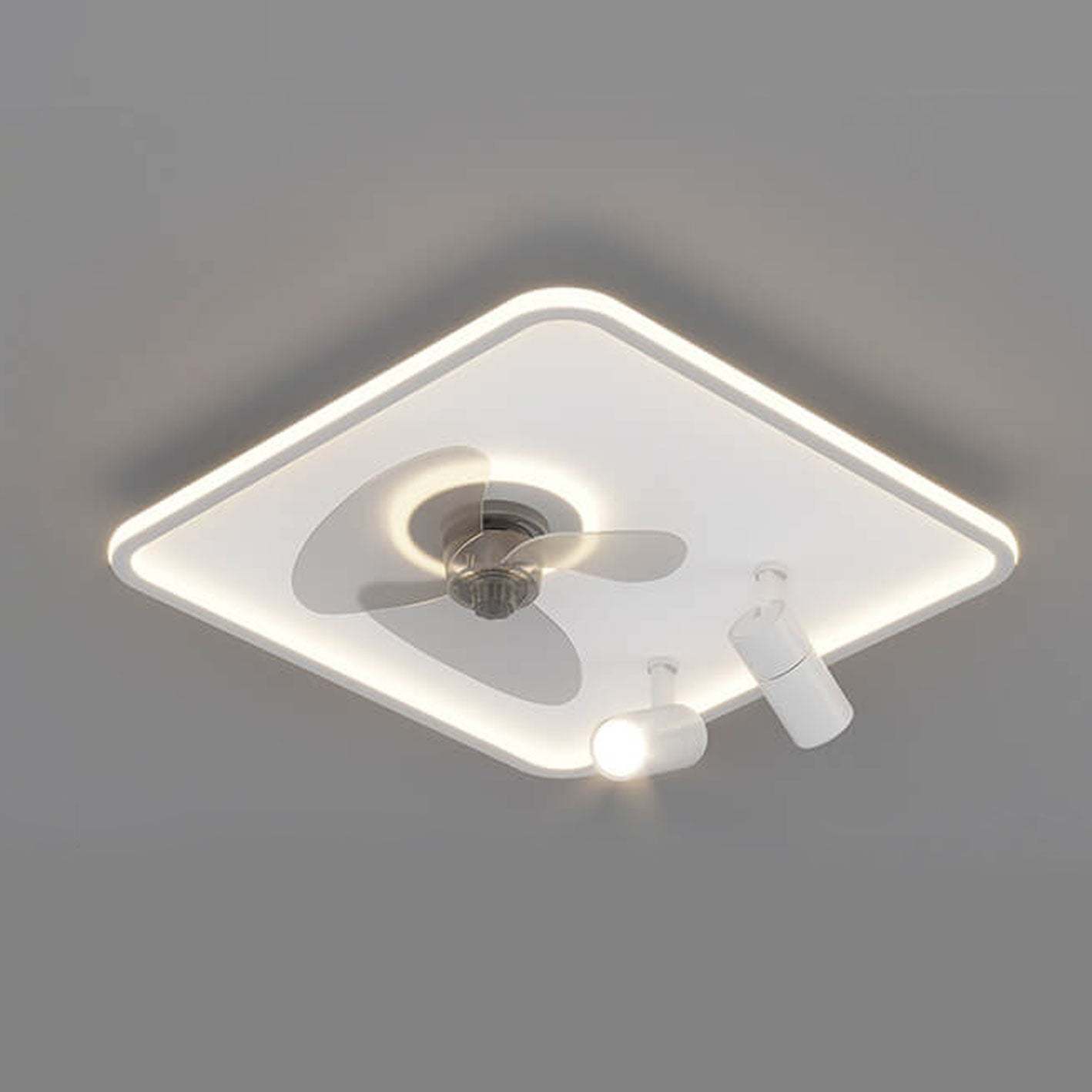 Minimalist Ultra-Thin Flush Mount Ceiling Fan