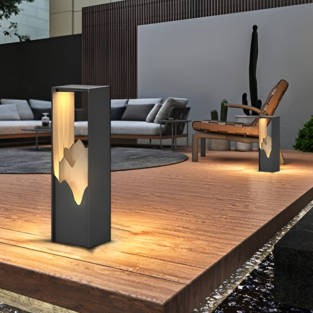 LED Mountain Scenery Path Lights Waterproof Landscape Lighting for Outdoor Elegance-Lighom