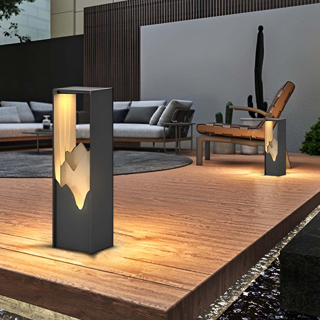 LED Mountain Scenery Path Lights Waterproof Landscape Lighting for Outdoor Elegance-Lighom