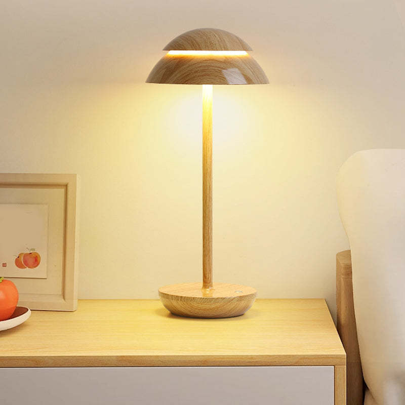 Modern Double-Dome Touch LED Accent Lamp