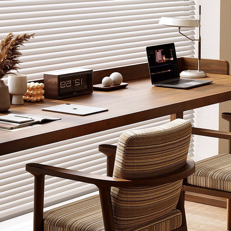 Rustic Rectangular Wood Desk