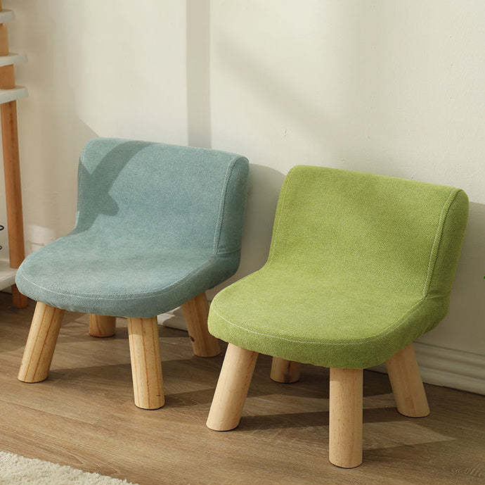 Contemporary Solid Wood Chair — Yellow