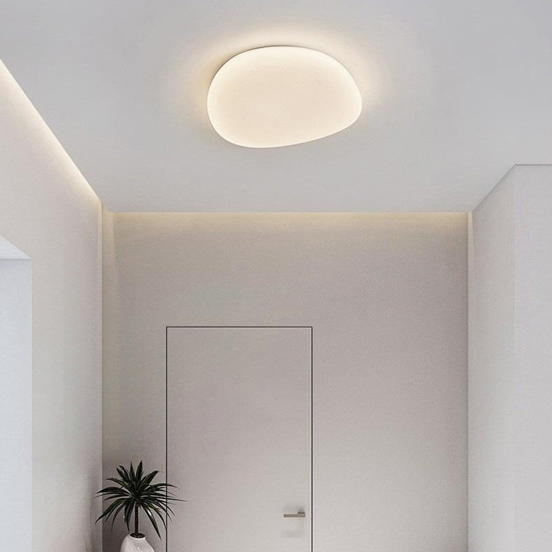 Minimalist Pebble Acrylic LED Flush Mount Light