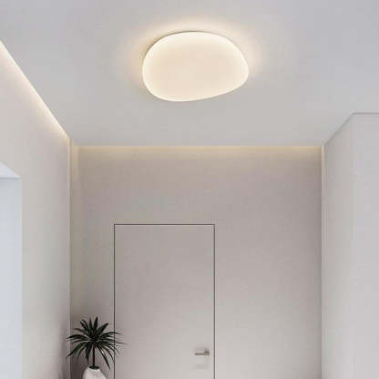 Minimalist Pebble Acrylic LED Flush Mount Light
