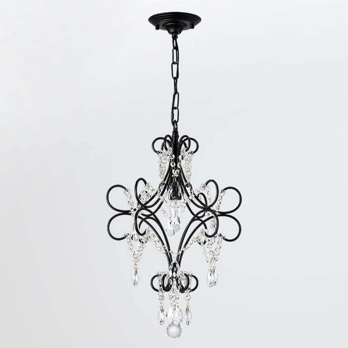 Vintage Luxe Crystal Candle Chandelier