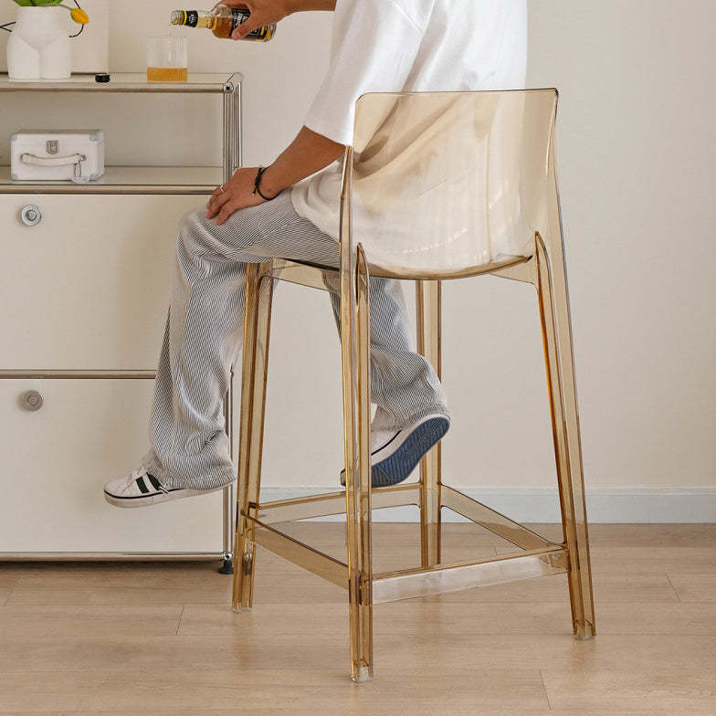 Scandinavian Square Bar Stool — Blue