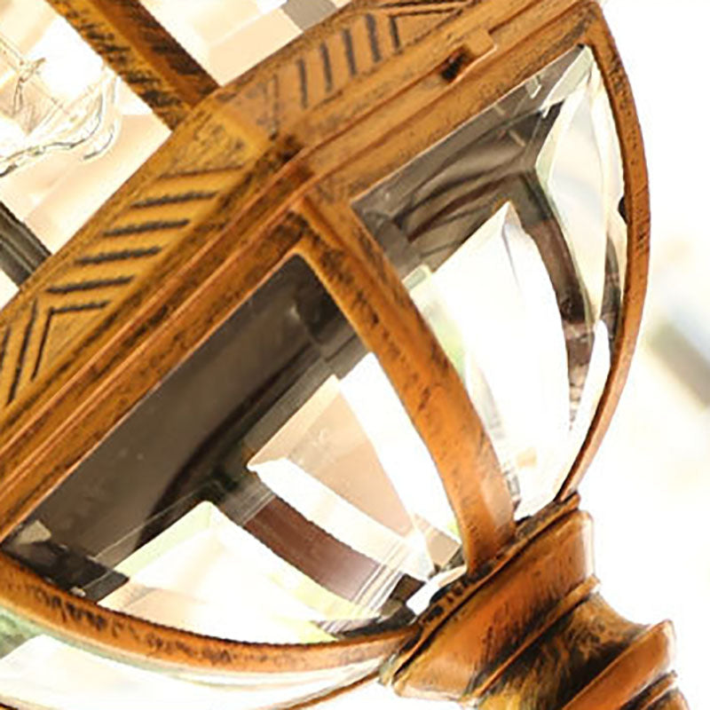 Retro Hexagonal Lantern Aluminum Waterproof