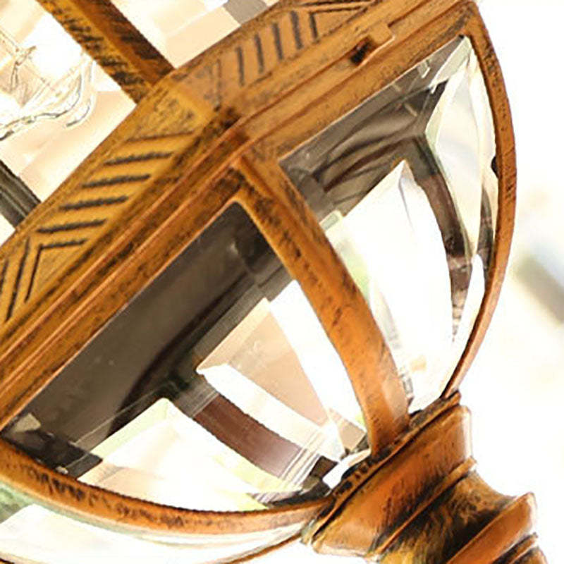 Retro Hexagonal Lantern Aluminum Waterproof