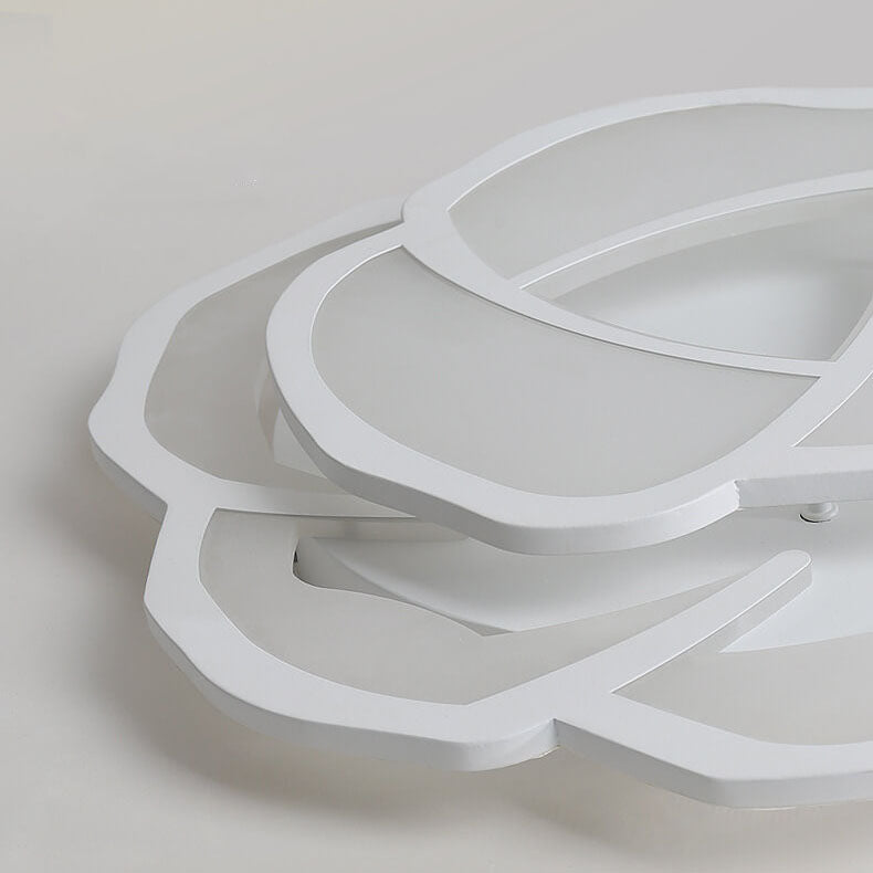 Modern Rose LED Flush Mount Light