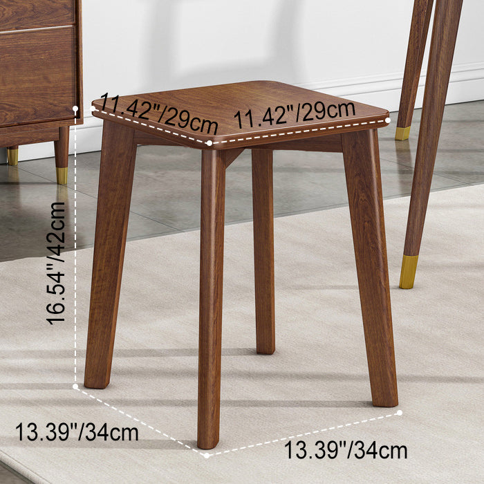Chinese Wood Stackable Low Stool