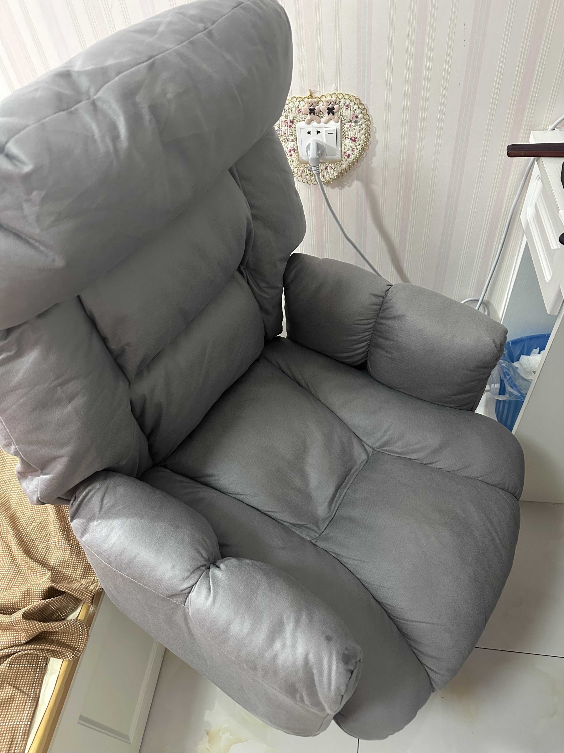 Nordic Fabric Upholstered Adjustable Desk Chair