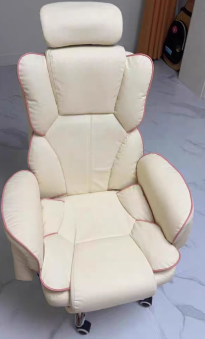 Contemporary Square Fabric Adjustable Gaming Chair