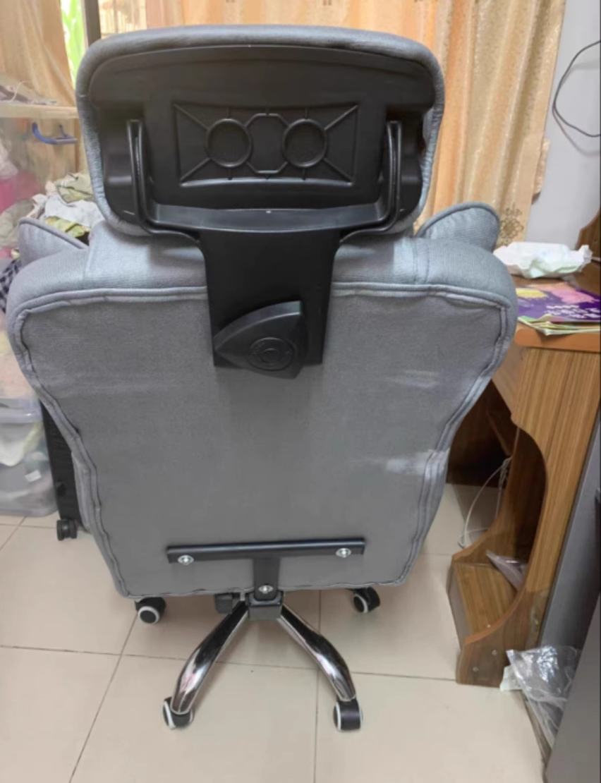 Contemporary Square Fabric Adjustable Gaming Chair