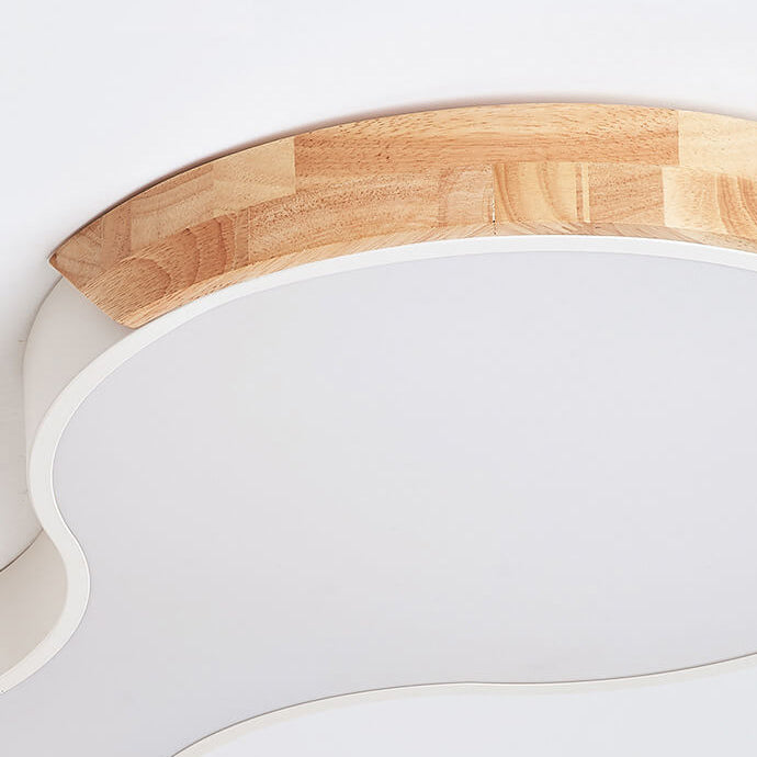 Nordic Macaron Block Clouds LED Flush Mount Light