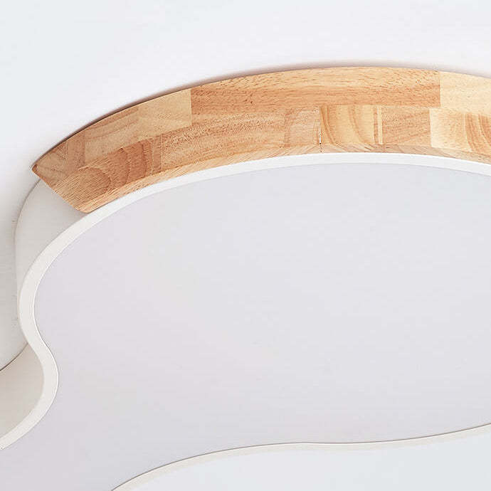 Nordic Macaron Block Clouds LED Flush Mount Light