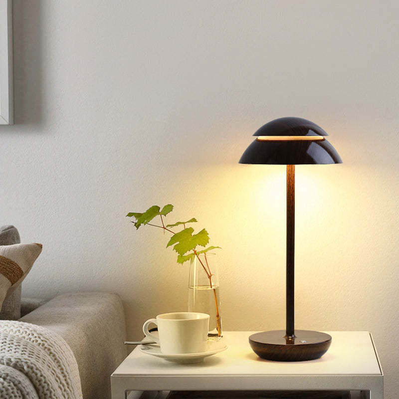 Modern Double-Dome Touch LED Accent Lamp