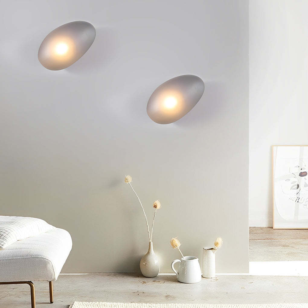 Colorful Glass Pebbles LED Modern Indoor Wall Sconce