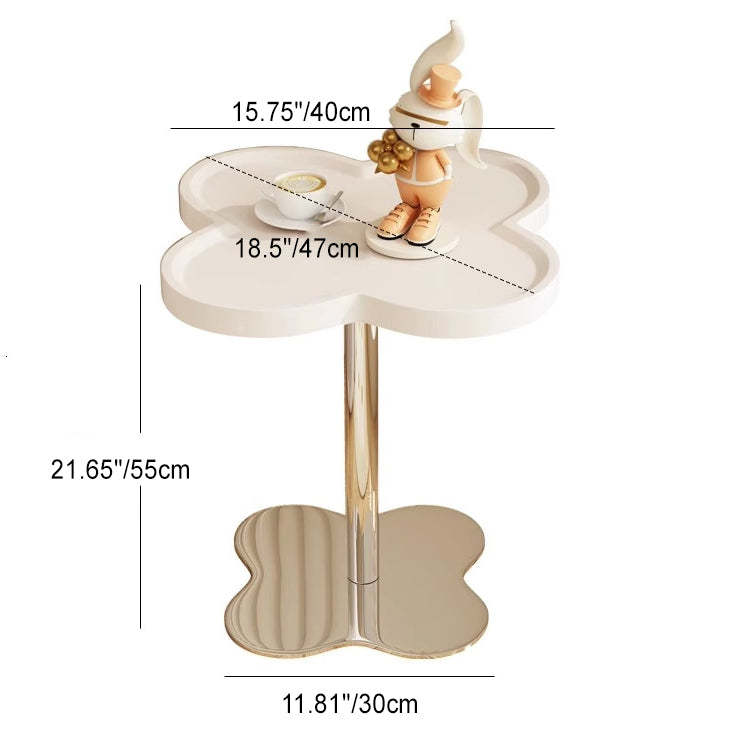 Minimalist Cylinder Petal Glass Coffee Table