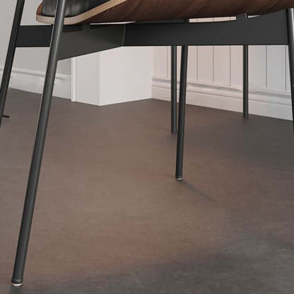 Nordic Walnut Microfiber Leather Dining Chair