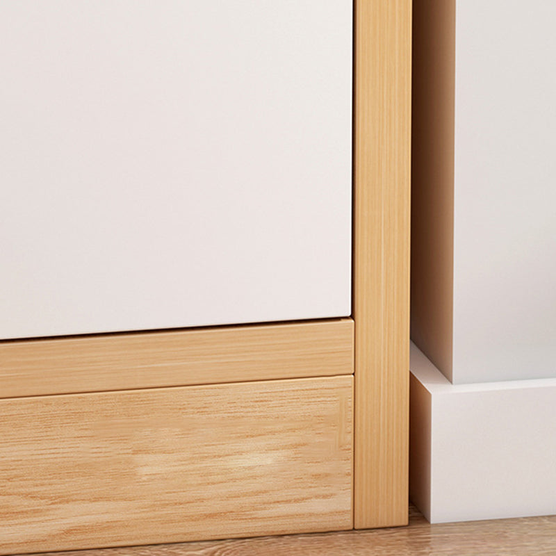 Scandinavian Artificial Panel 2-Drawer Nightstand
