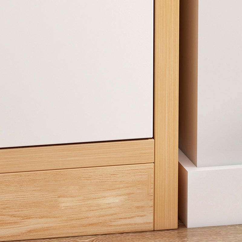 Scandinavian Artificial Panel 2-Drawer Nightstand