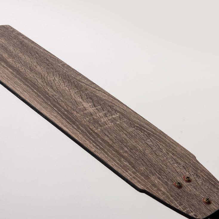 Industrial Wood Blade Ceiling Fan Light