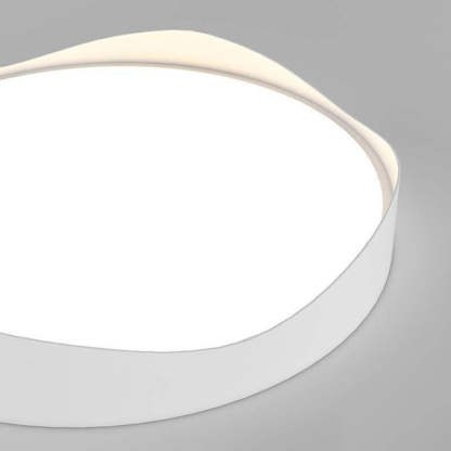 Nordic Minimalist Round Curve LED Flush Mount Light