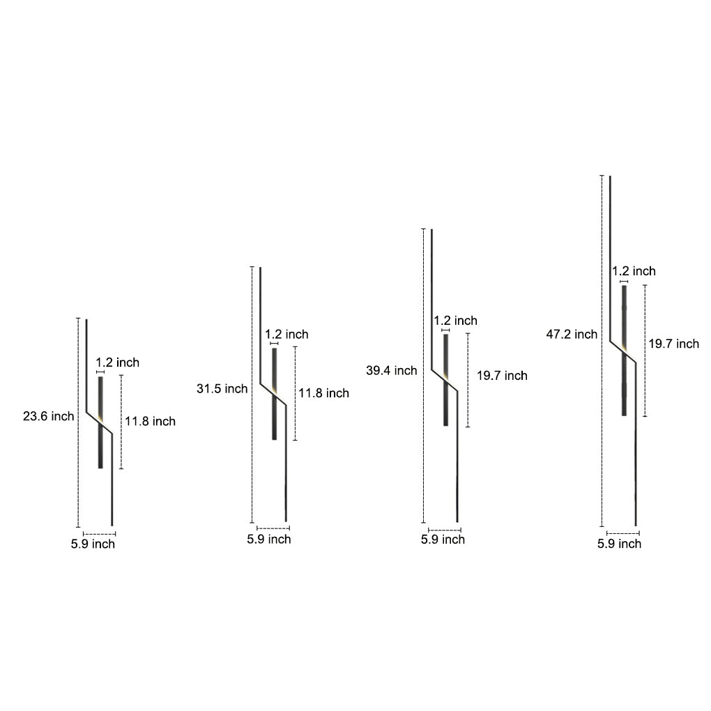Lines Creative LED Modern Minimalist Wall Lamp Decorative Wall Sconces Lighting-Lighom