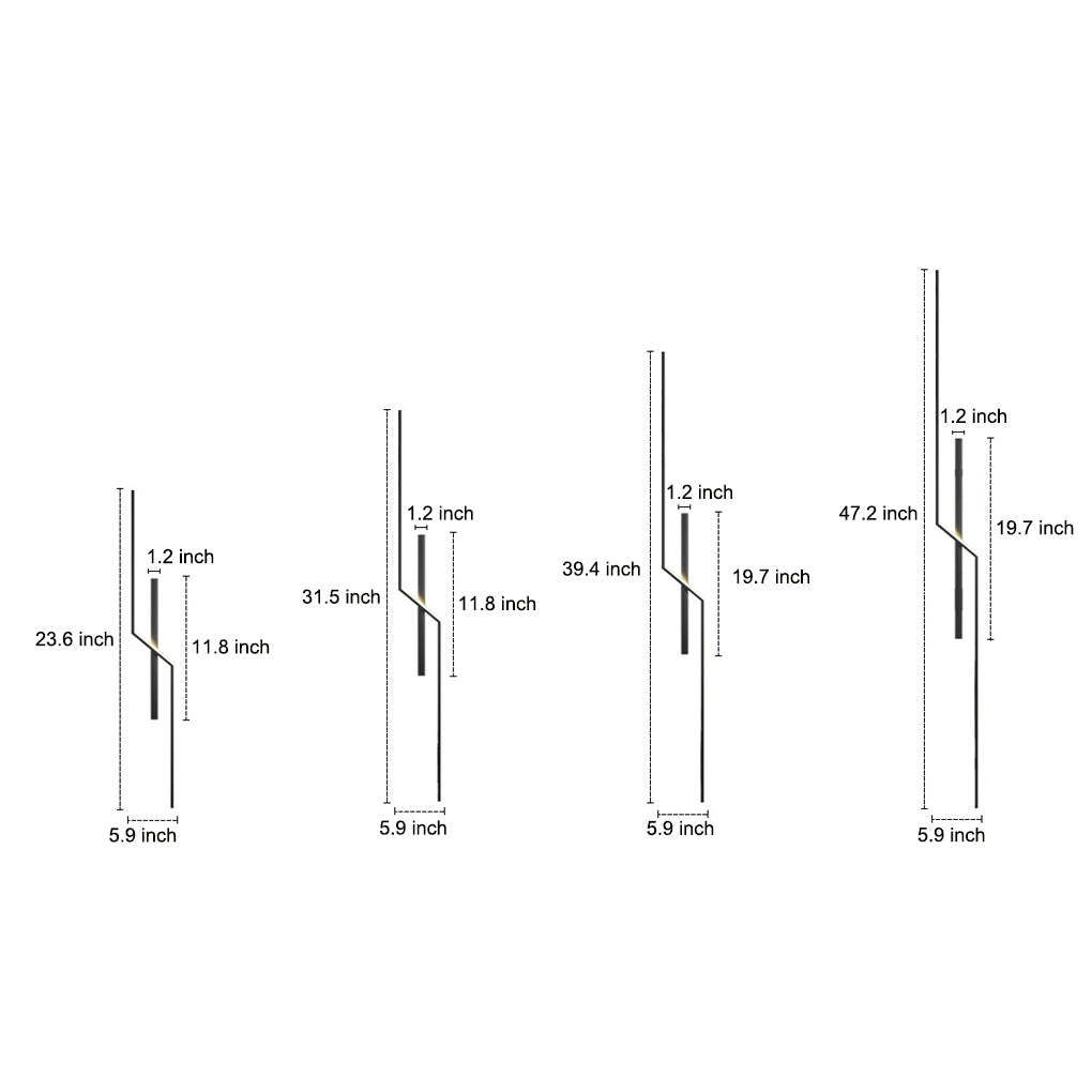 Lines Creative LED Modern Minimalist Wall Lamp Decorative Wall Sconces Lighting-Lighom