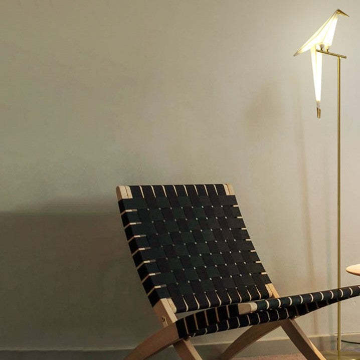 Nordic Iron Bird Floor Lamp