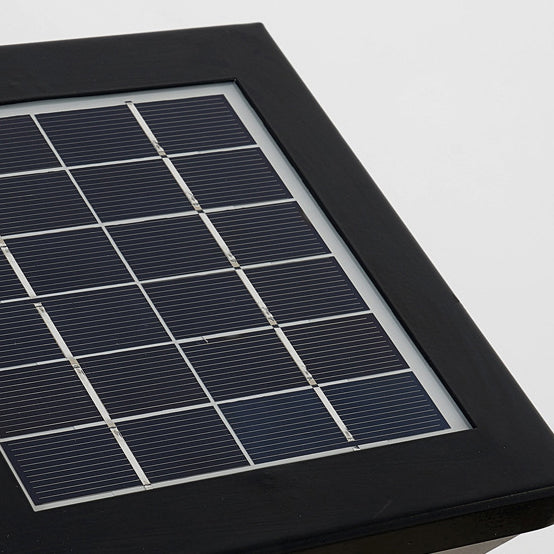 Minimalist Solar Tri-Prism Iron Acrylic Ground LED Light