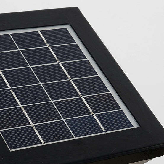 Minimalist Solar Tri-Prism Iron Acrylic Ground LED Light