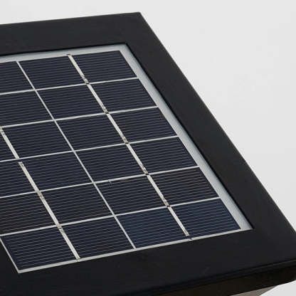 Minimalist Solar Tri-Prism Iron Acrylic Ground LED Light