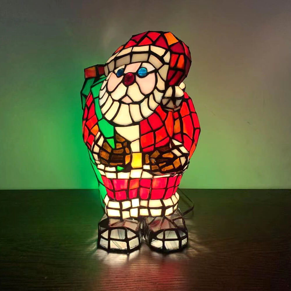 Tiffany Animal Stained Glass Table Lamp