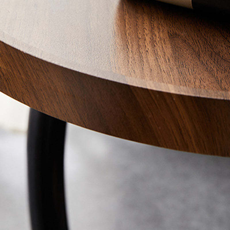 Minimalist Artificial Plate Metal 2-Tier Coffee Table