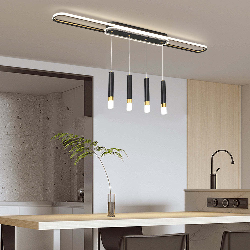 Long Circular LED Modern Ceiling Hanging Light