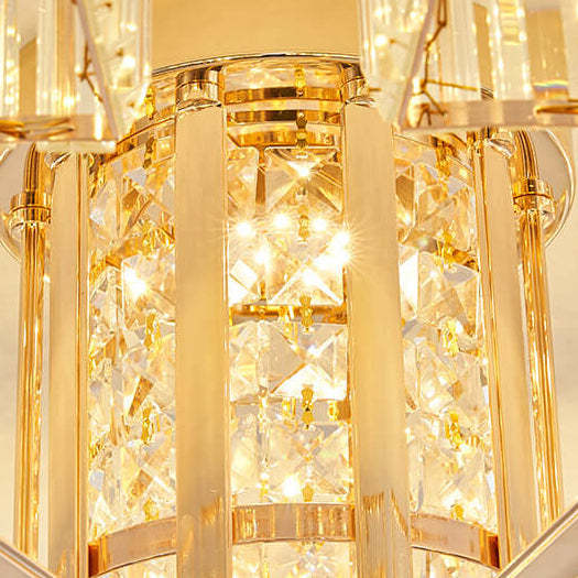 Modern Crystal 6/8/10/12-Light Flush Mount