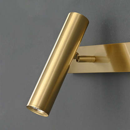 Modern Luxury Rectangle Copper LED Sconce — Small - Left / Gold - 110V-120V For US/CA / Warm Light (3000K)