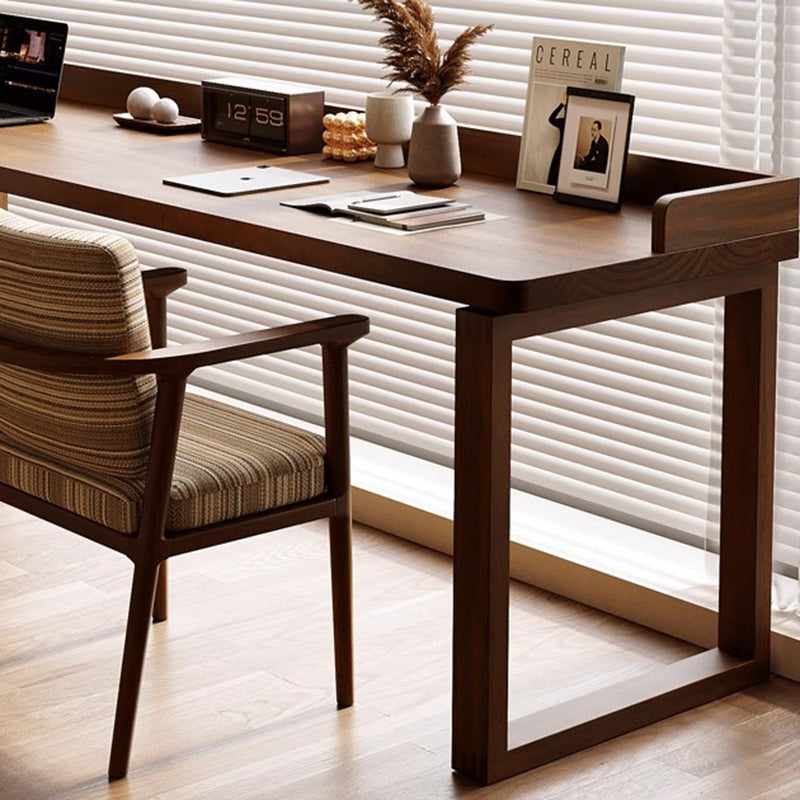 Rustic Rectangular Wood Desk