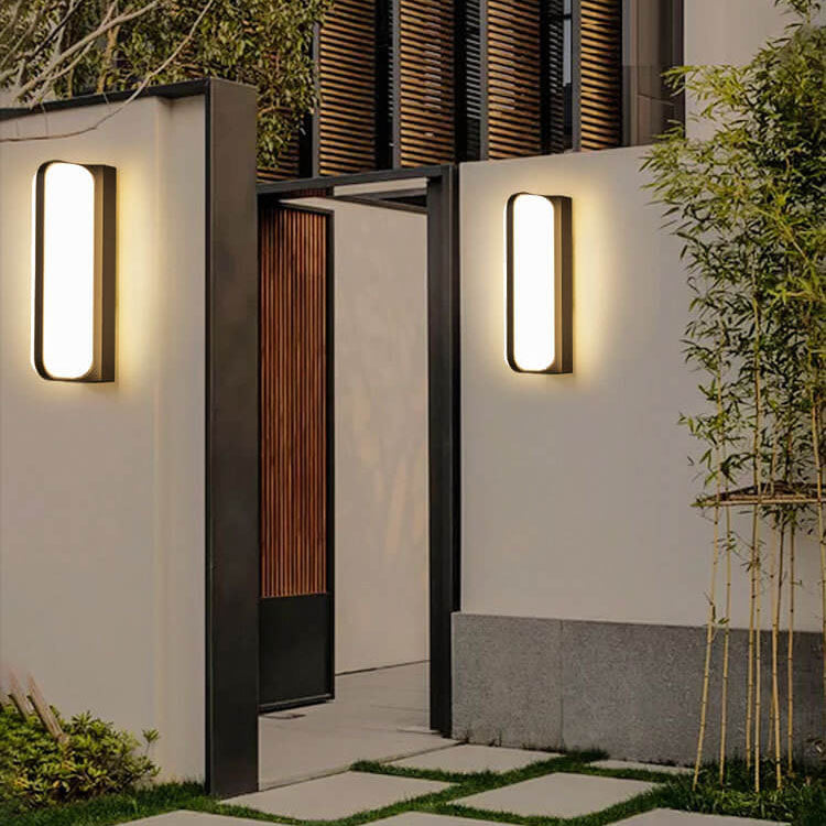 European Retro Die-Cast Aluminum Patio Wall Sconce