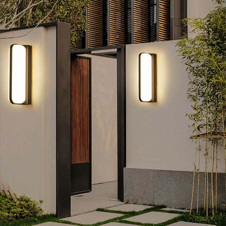 European Retro Die-Cast Aluminum Patio Wall Sconce