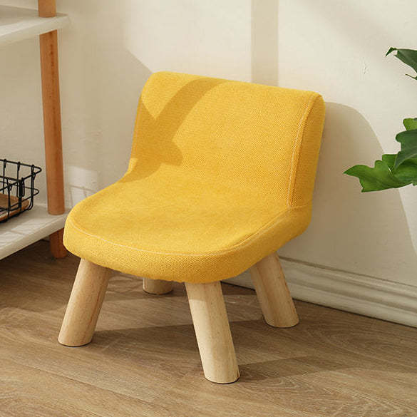 Contemporary Solid Wood Chair — Blue