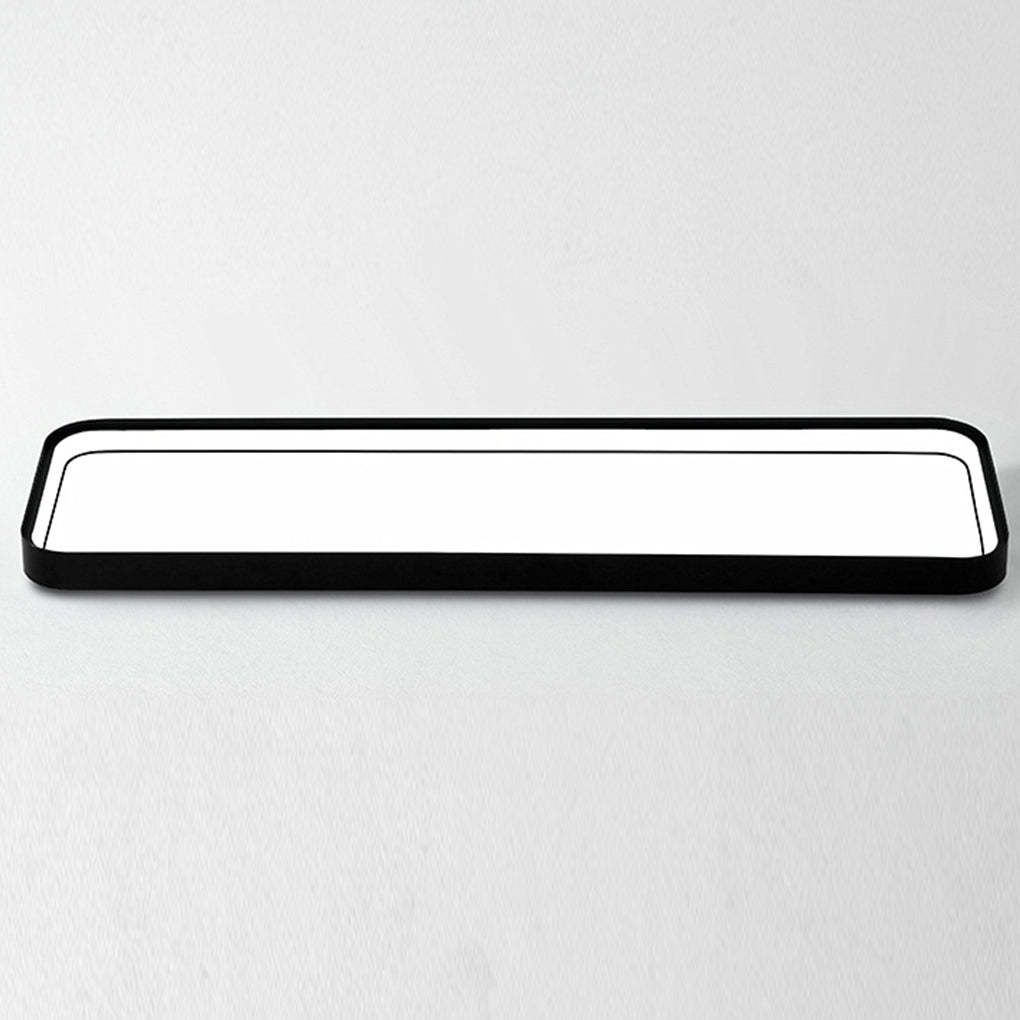 18" Rectangular LED Modern Flush Mount Remote Light