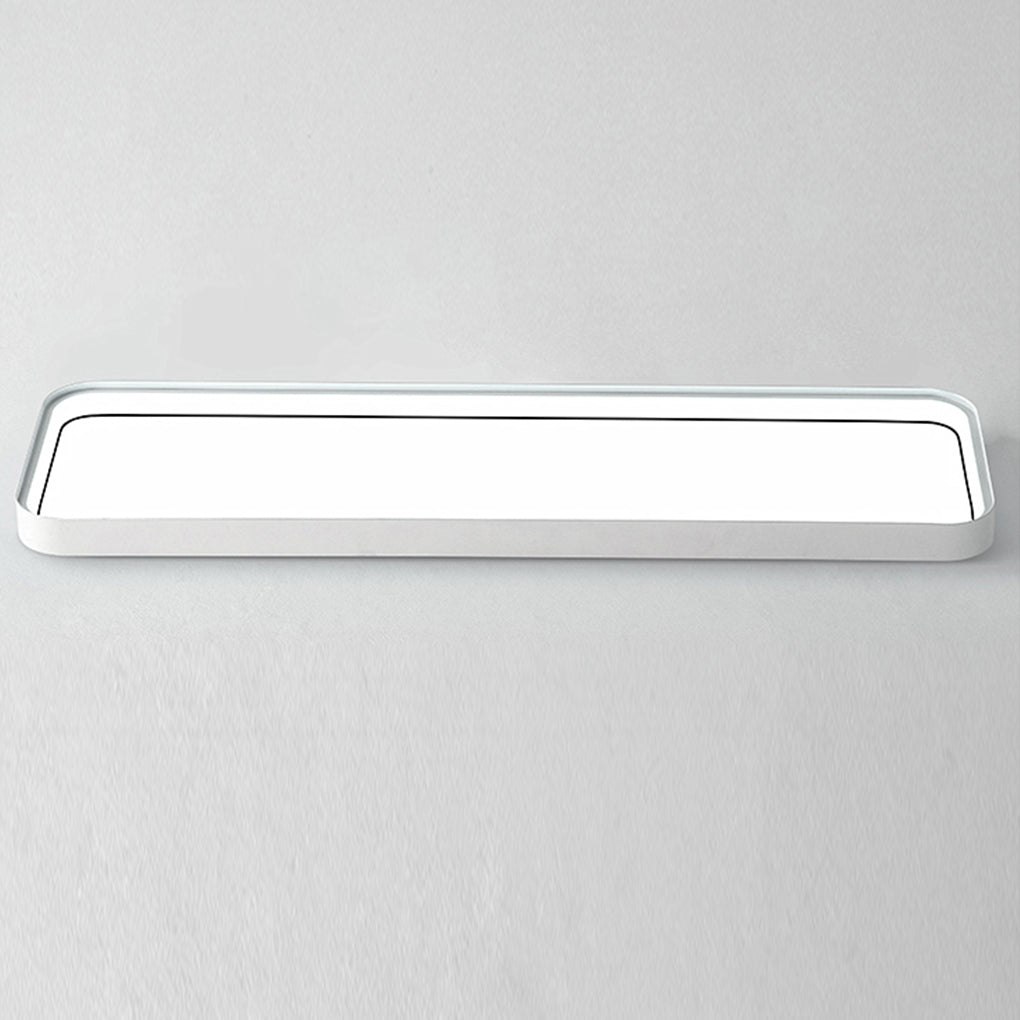 18" Rectangular LED Modern Flush Mount Remote Light