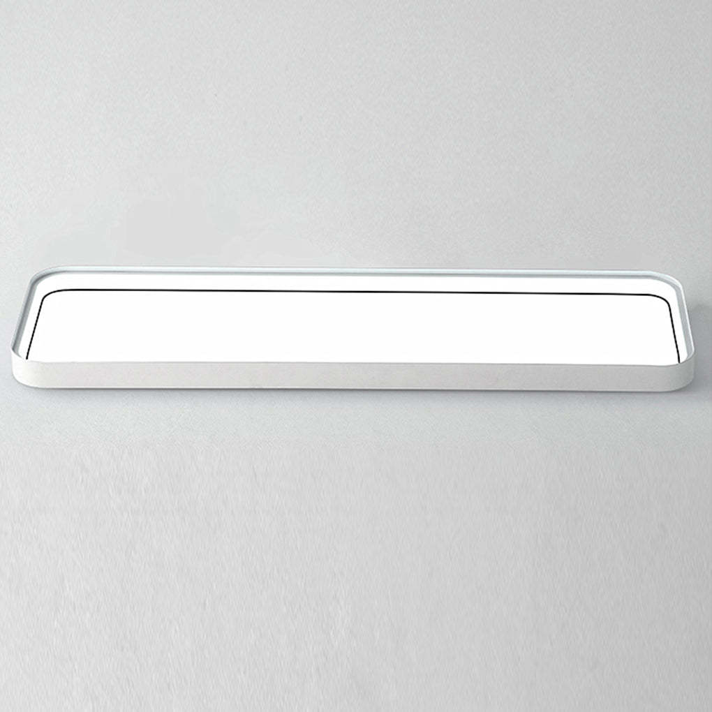 18" Rectangular LED Modern Flush Mount Remote Light