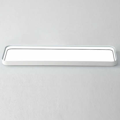 18" Rectangular LED Modern Flush Mount Remote Light
