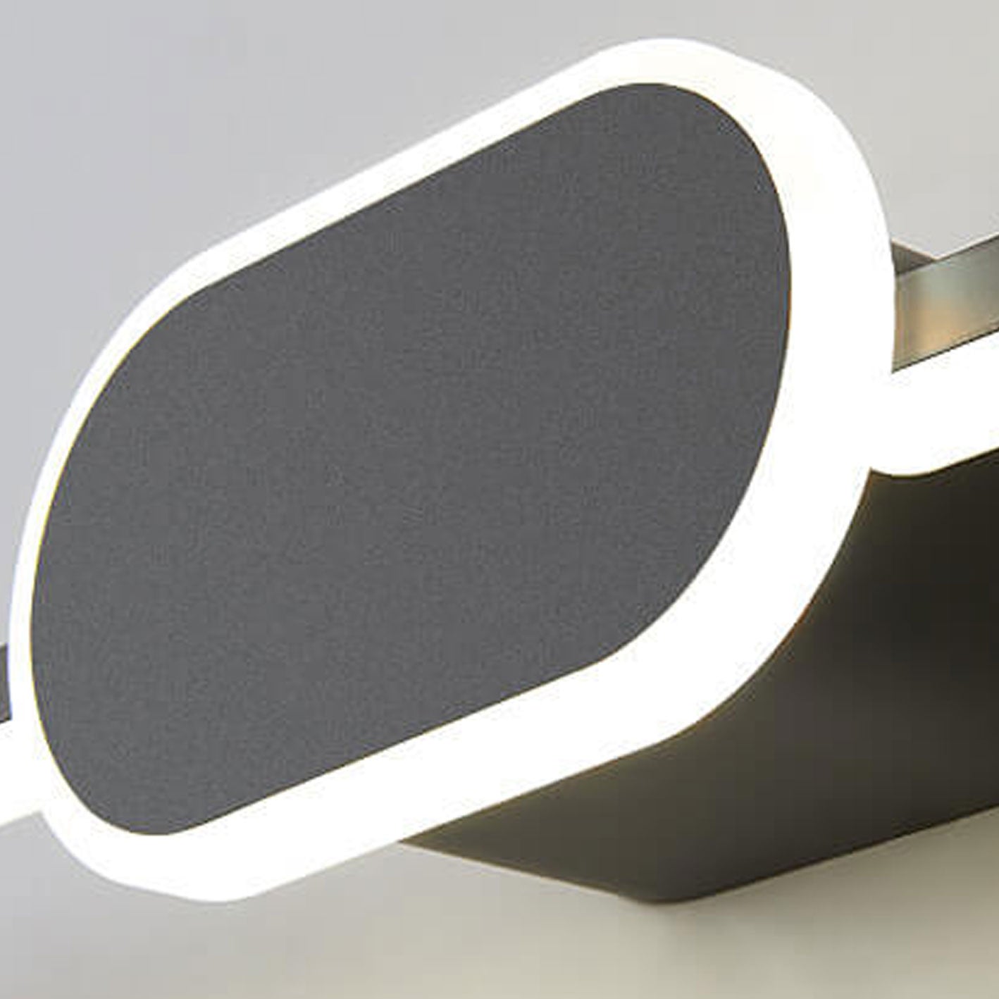 Minimalist Oval Base Vanity LED Sconce
