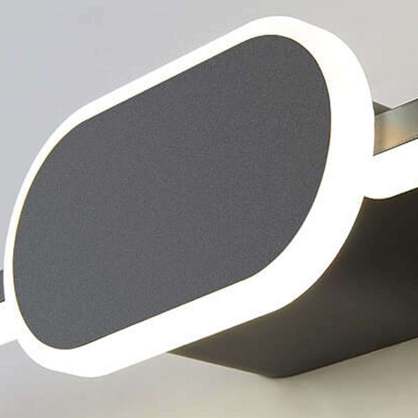 Minimalist Oval Base Vanity LED Sconce